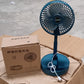 Foldable and portable fan for easy travel.