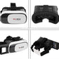 3D virtual reality headset with lens adjustment