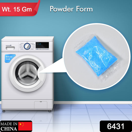 Stain remover powder for washing machine maintenance