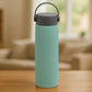 Creative Wheat Glass Water Bottle with Phone Holder (380ml, 80 Pc MOQ)