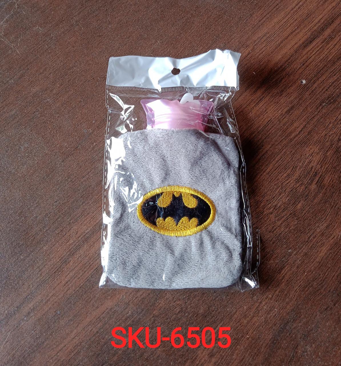 Hot water bag with Batman cover, perfect for hand and feet warmth