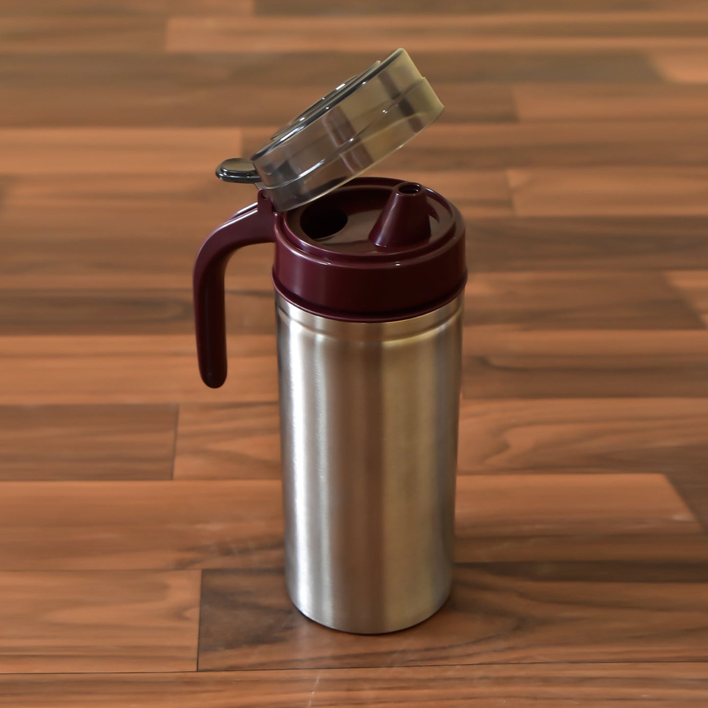 Stainless steel oil dispenser with small nozzle, 750ml