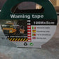 Safety Warning Tape, Construction Barrier Tape Non-Adhesive (100Mx5CM)