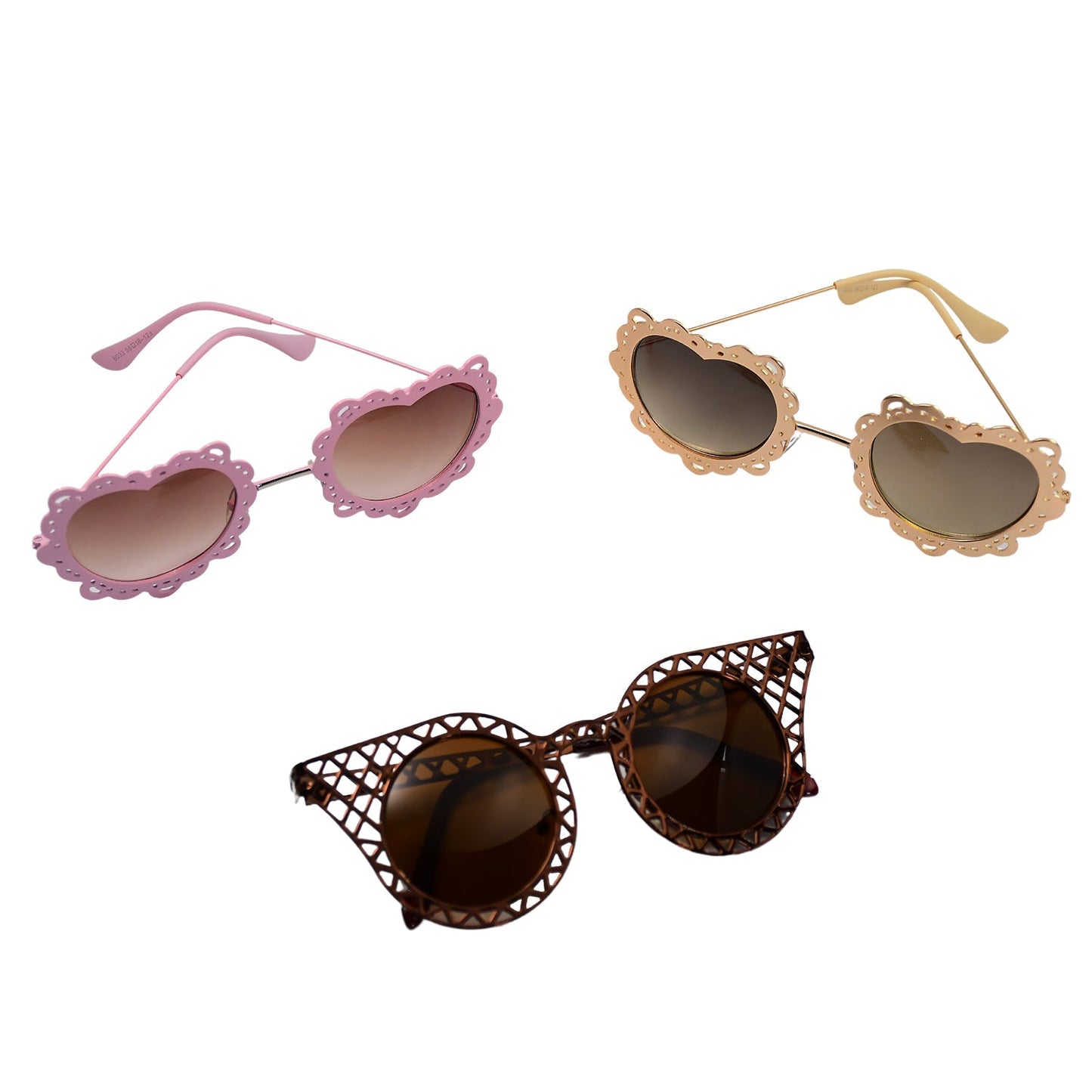 Fashionable mix frame sunglasses in various colors