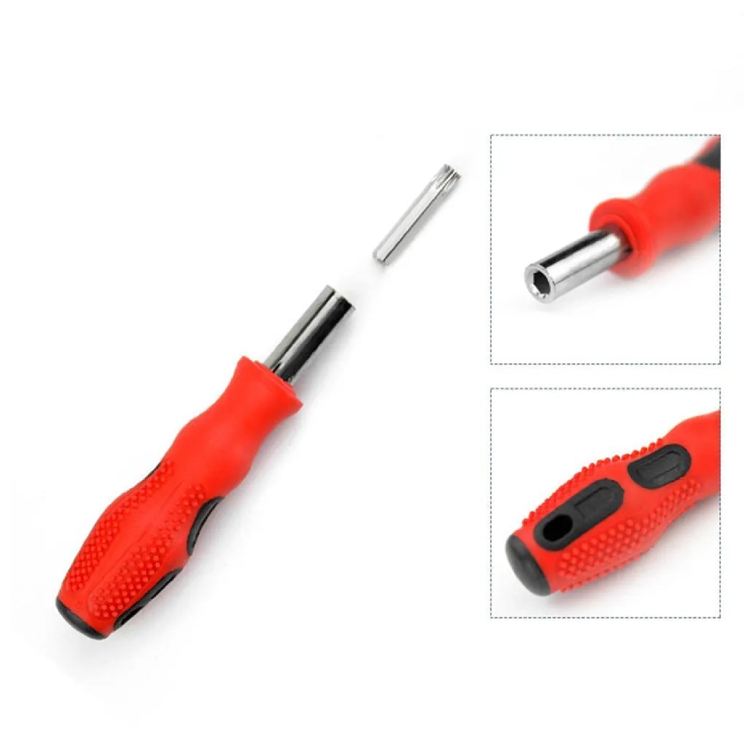 4-piece screwdriver set with magnetic bits