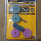 Mini Abrasive Wheel, Quickly Change Stone Mounted Grinding Wheel (6 Pcs Set)