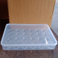 Plastic Egg 24 Grid Storage Container Holder for Refrigerator Egg Tray Holds 24 Eggs (1 Pc)