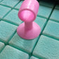 Mini silicone door stopper with anti-collision crash pad.