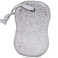 Oval foot scrubber stone with handle