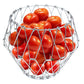 Stainless steel fruit basket for organizing vegetables and fruits