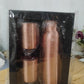 Copper Water Bottle 2 Glasses with Gift Box (3 Pcs Set)