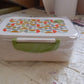 5855 Lunch Box 3 Compartment With Leak Proof Lunch Box & 1 spoon, For School & Office Use