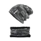 6066 Ultra Soft Unisex Woollen Beanie Cap Plus Muffler Scarf 