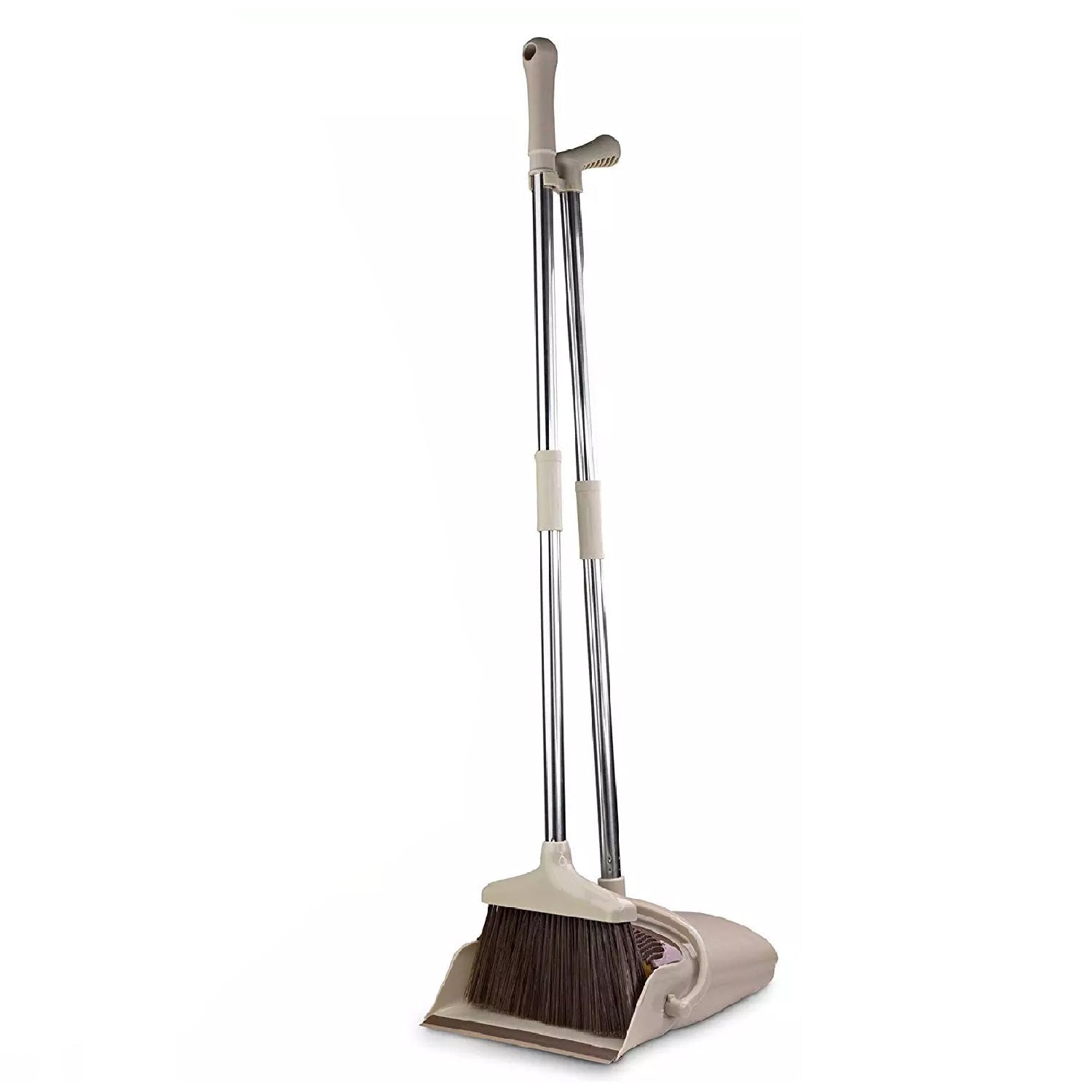 Dustpan with brush for effective cleaning