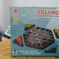 Strategic Triangle Color Matching Puzzle Board Game for Kids & Family