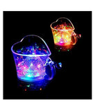 759 Heart Shape Activated Blinking Led Glass Cup 