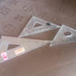 Transparent Plastic Set Square Ruler Kit (3 Pc)
