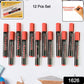 Red Permanent Marker Pen Set 