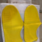 17983 Non-Slip Silicone Rain Reusable Anti skid Waterproof Fordable Boot Shoe Cover (Extra Large Size (XL)/ 1 Pair / Yellow)