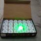 Smokeless green tealights