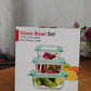 Premium Quality 3-Piece Square Glass Food Storage Container / Bowl Set