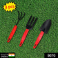 9070 3pcs Small sized Hand Cultivator, Small Trowel, Garden Fork