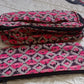 Large capacity travel makeup bag with small pouch