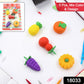 3D Mix Design Fancy & Stylish Colorful Erasers, Mini Eraser Creative Cute Novelty Eraser for Children Different Designs Eraser Set for Return Gift, Birthday Party, School Prize (1 Set)