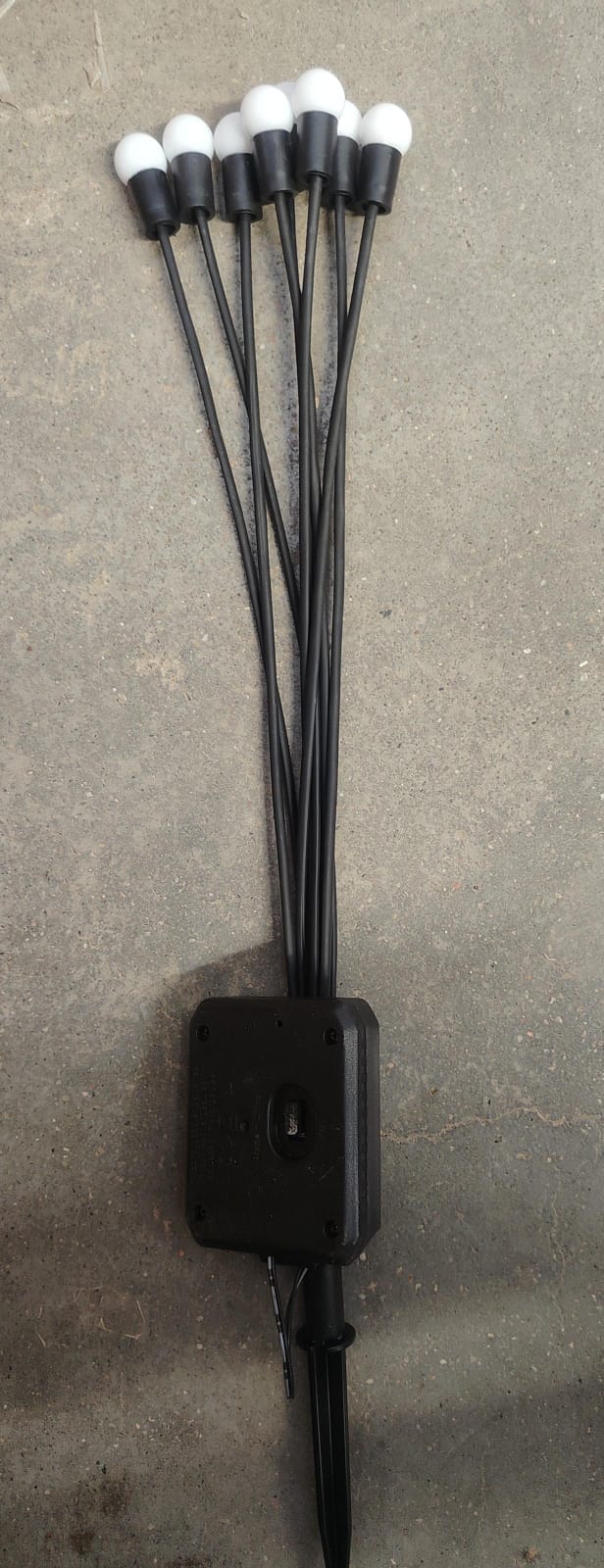 Solar LED Fiber Optic Garden Light - (1 Pc)