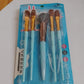 5pc Makeup Brush tools kit (5 Pcs Set / Mix Color)