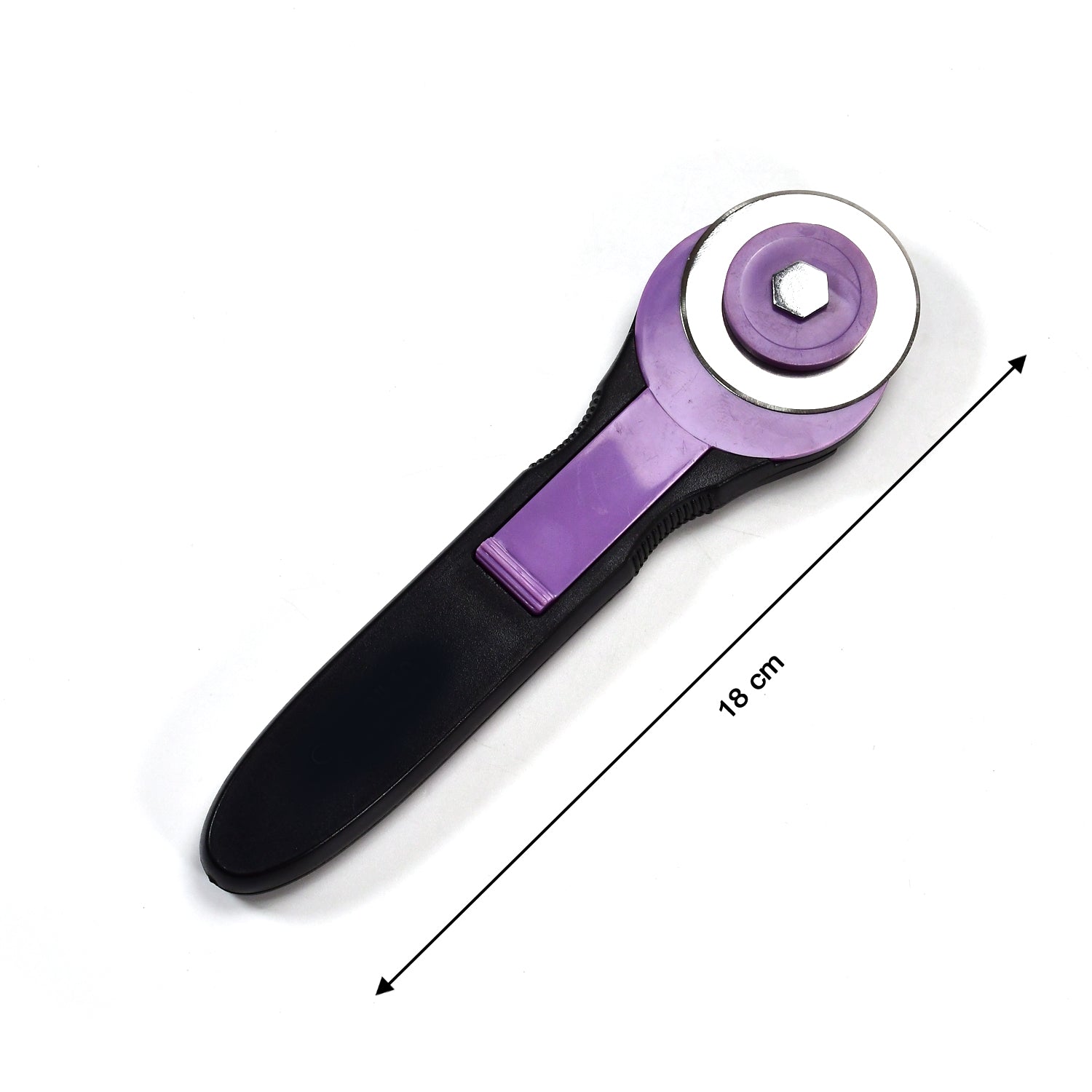 Rotary cutter for sewing and fabric cutting.