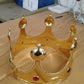Royal Crown with Colored Gems (1 Pc / Golden & Silver)