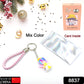 Cute Keychain With Card Gift - Keychain Accessories Key Chain Backpack Charms Car Keys Keychain for Kids Girls, Unicorn Toy and Charm Key- Chain for Bag  / Door Key- Ring / car Key- Ring / Party Favor (Mix Color & Design 1 Pc )