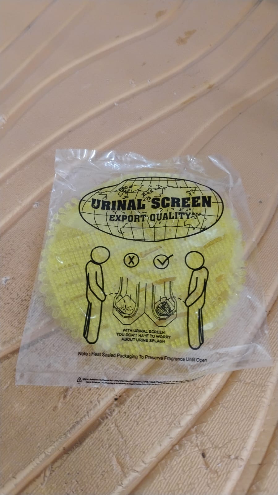Urinal Screen Deodorizer Mat (2 Pc Set)
