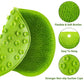 Green Silicone Bath Massage Cushion – Suction Cup Exfoliating Foot Scrubber & Mat