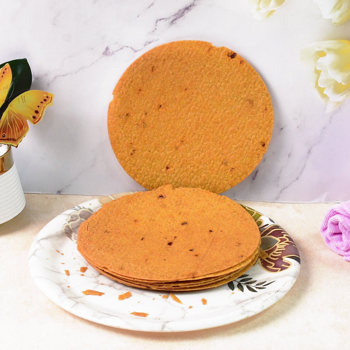 Maniarr's Gingy Bajri Khakhra Wheat Chips (180Gm)