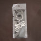 Motorcycle Silhouette Metal Keychain - (1 Pc)