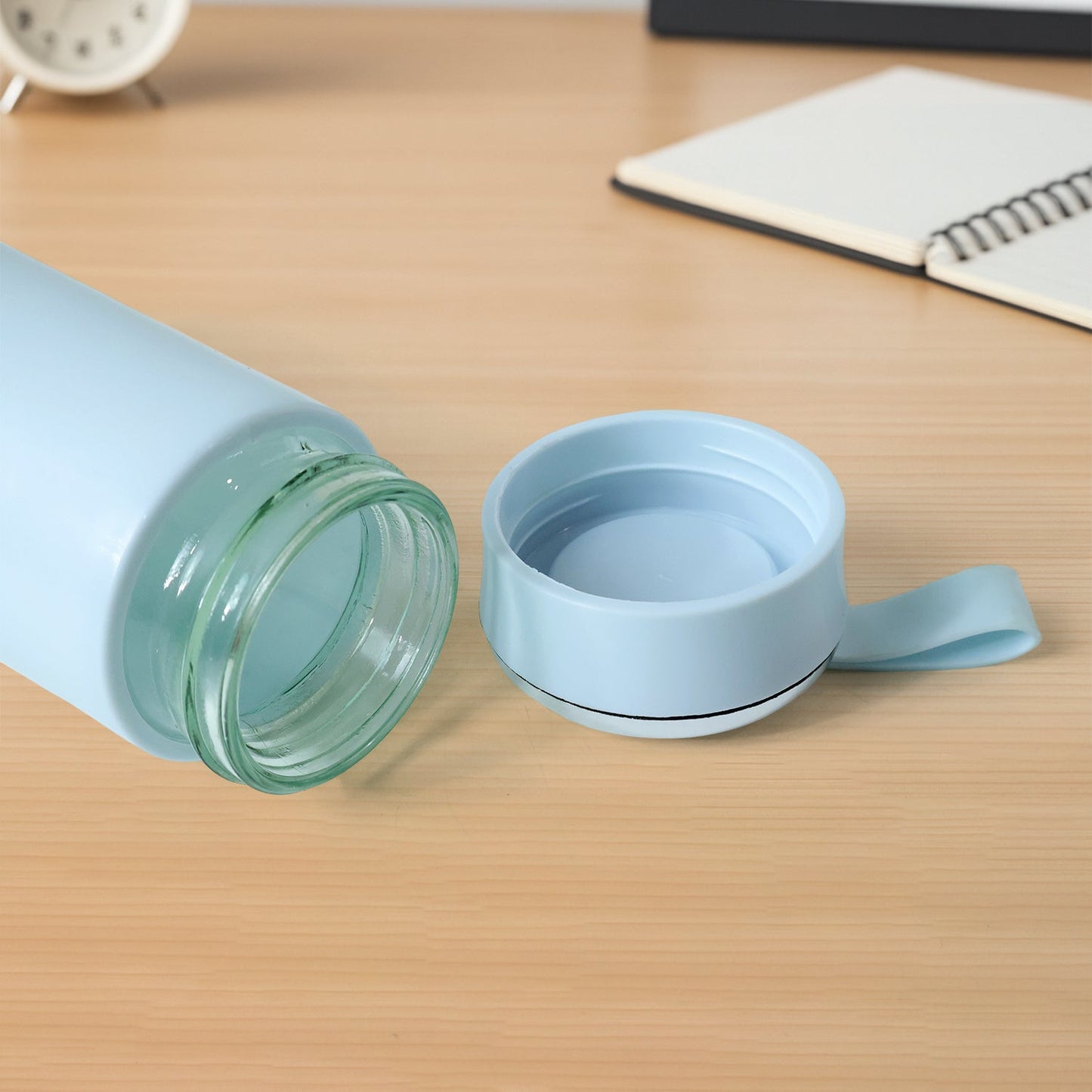 Leak Proof Glass Water Bottle (1 Pc)