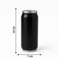 Stainless Steel Can-Shaped Vacuum Flask with Built-In Straw 500ml Approx (1 Pc)