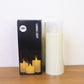 LED Flameless Candle Light with Realistic Flickering Flame Effect in Glass Cover (1 Pc)
