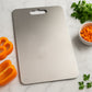 Stainless Steel Vegetable & Fruit Cutting Chopping Board (31×20 Cm / 1 Pc)
