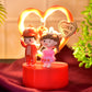 Cute Romantic Couple Love Showpiece with Heart Frame (1 Pc)