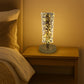 Luxury Golden Crystal LED Table Lamp (1 Pc)