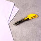 Heavy-Duty Stainless Steel Body Utility Cutter Knife (1 Pc / With 2 Extra Blade)