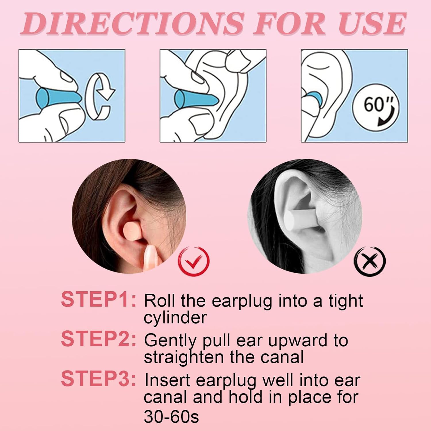Comfortable Foam Ear Plugs