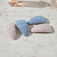 Textured Fabric Snap Hair Clips Set (4 Pc)