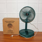 Sensor Foldable Mini Desk Fan with Adjustable Height and Angle (1 Pc)