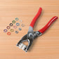 Heavy Duty Snap Button Fastener Plier Tool Kit (1 Set)