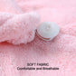 Soft Microfiber Hair Drying Towel Wrap with Cute Teddy Bear Button (1 Pc)