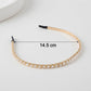 Elegant Crystal Studded Metal Hair Band (1 Pc)